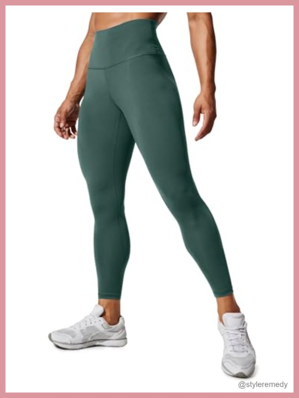 CRZ YOGA leggings womens high rise compression 25 inch ankle yoga pants squat
